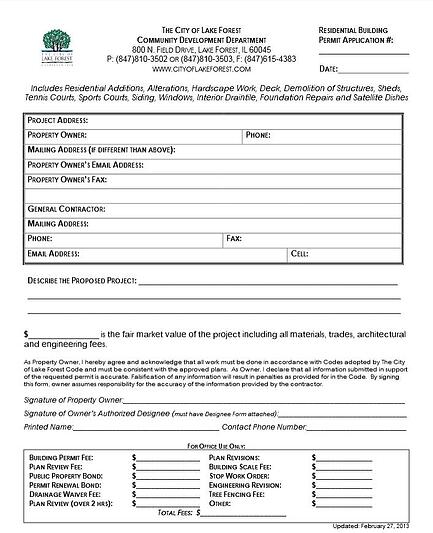 LakeForestPermit