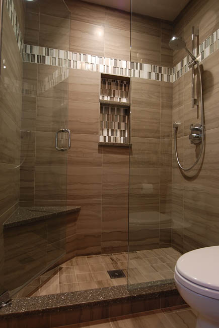 Chicago Bathroom Remodeling - Frameless Glass