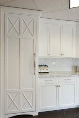 fully integrated wood panel refrigerator