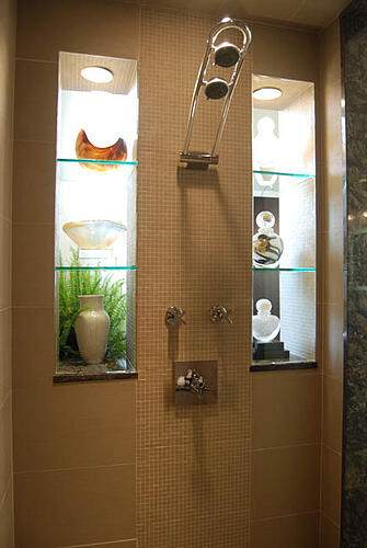 Adding glass to your shower walls