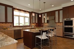 kitchen cabinets 2-tone