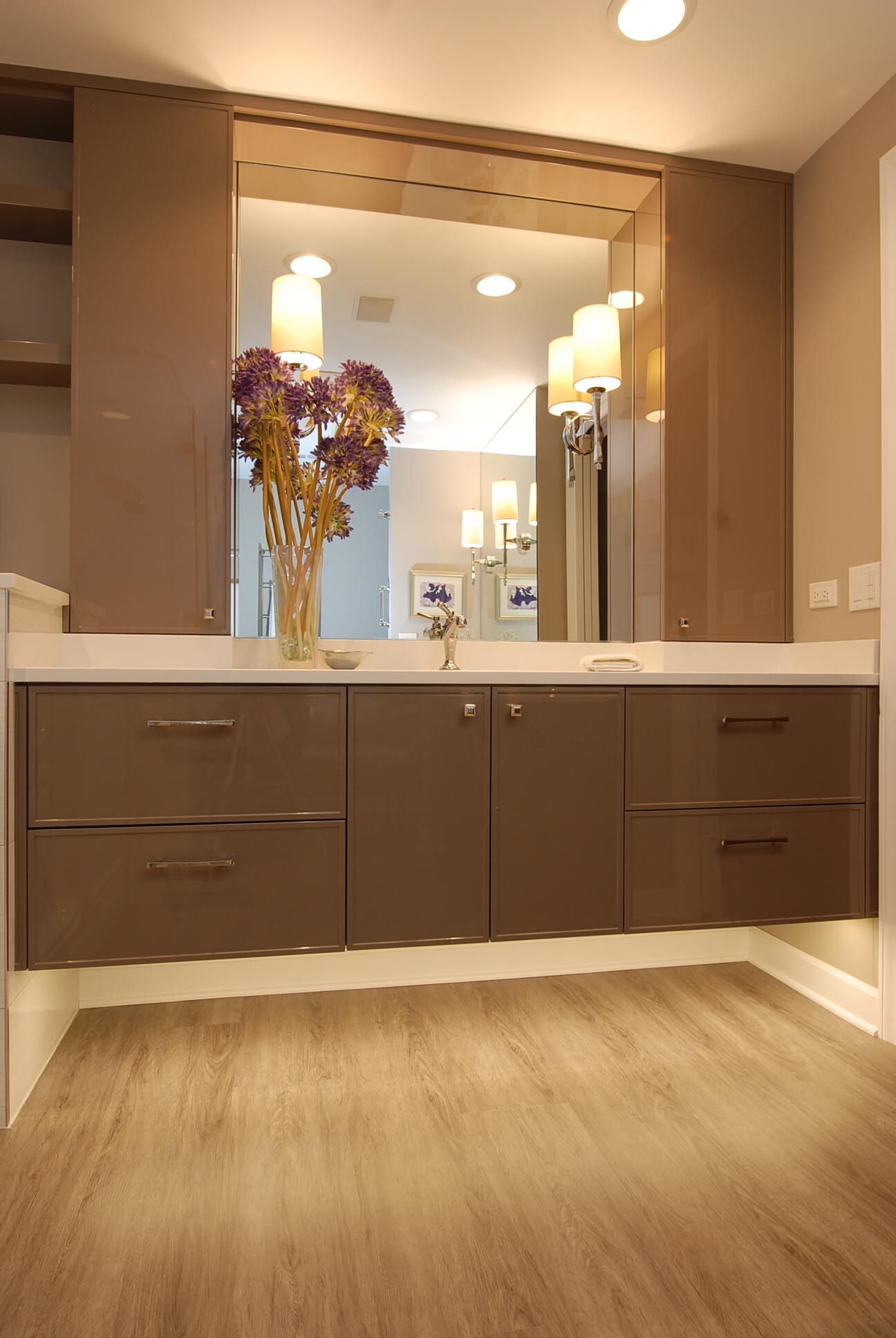 elegant master bathroom remodel