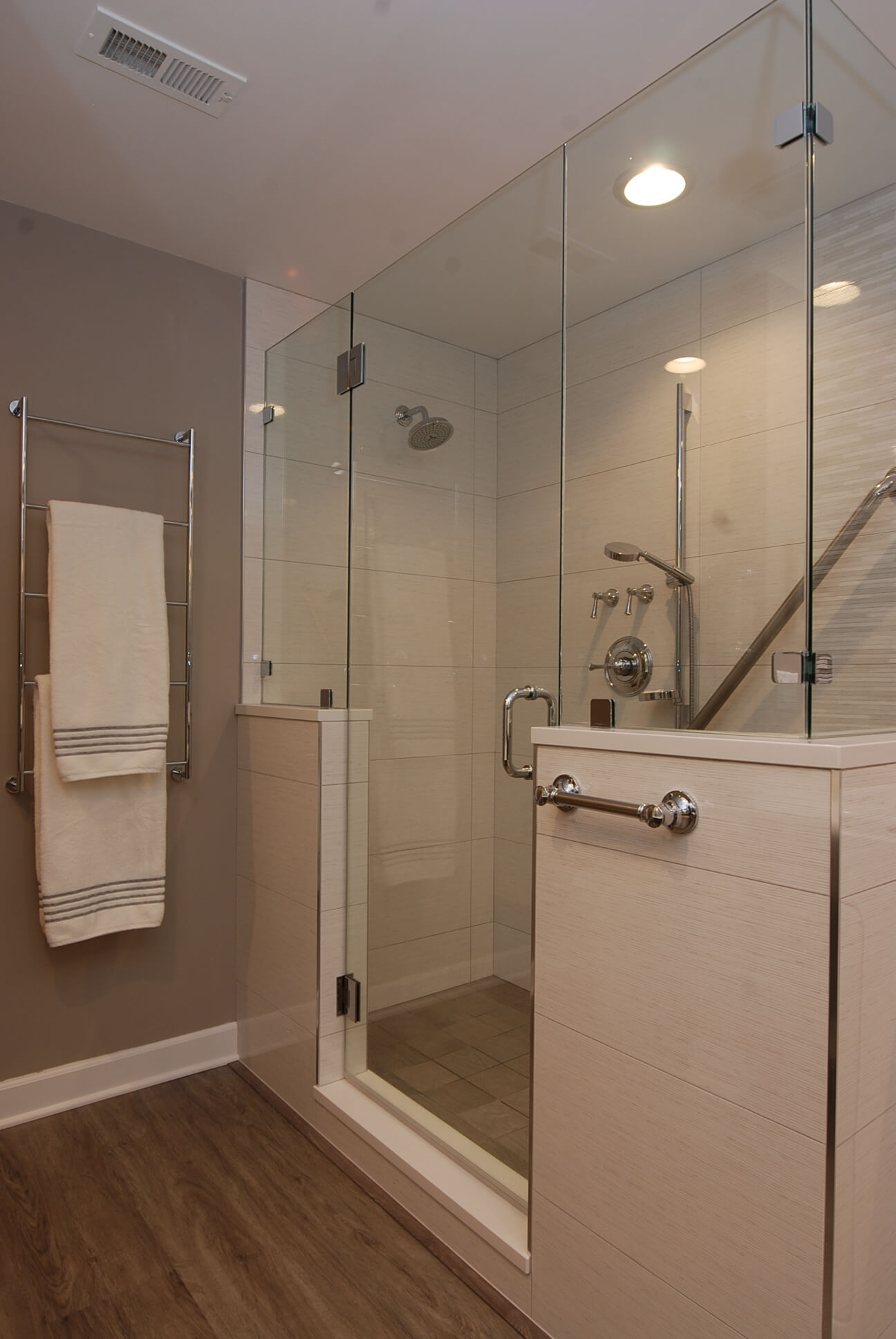 walk-in shower