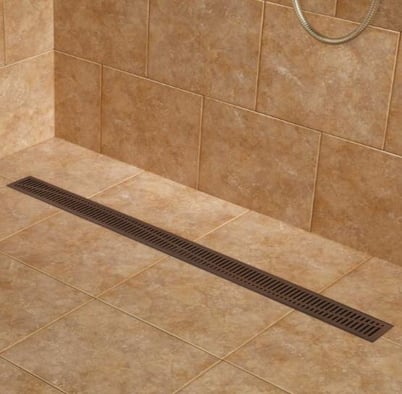 Chicago Bathroom Remodel - Shower Drain Options