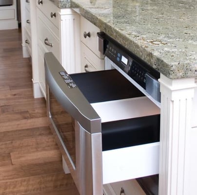 Chicago Kitchen Design Ideas: Pros and Cons of a Microwave Drawer
