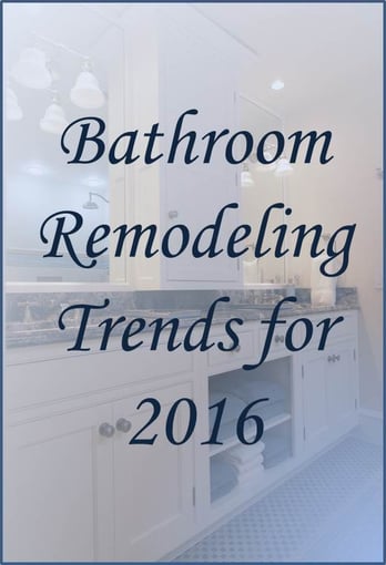 Chicago Bathroom Remodeling Trends for 2016