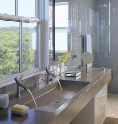 Chicago Bathroom Remodeling - Trough Sink