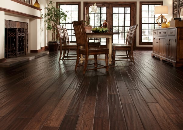 Chicago Home Remodeling - Hand-Scraped Hardwood Floors